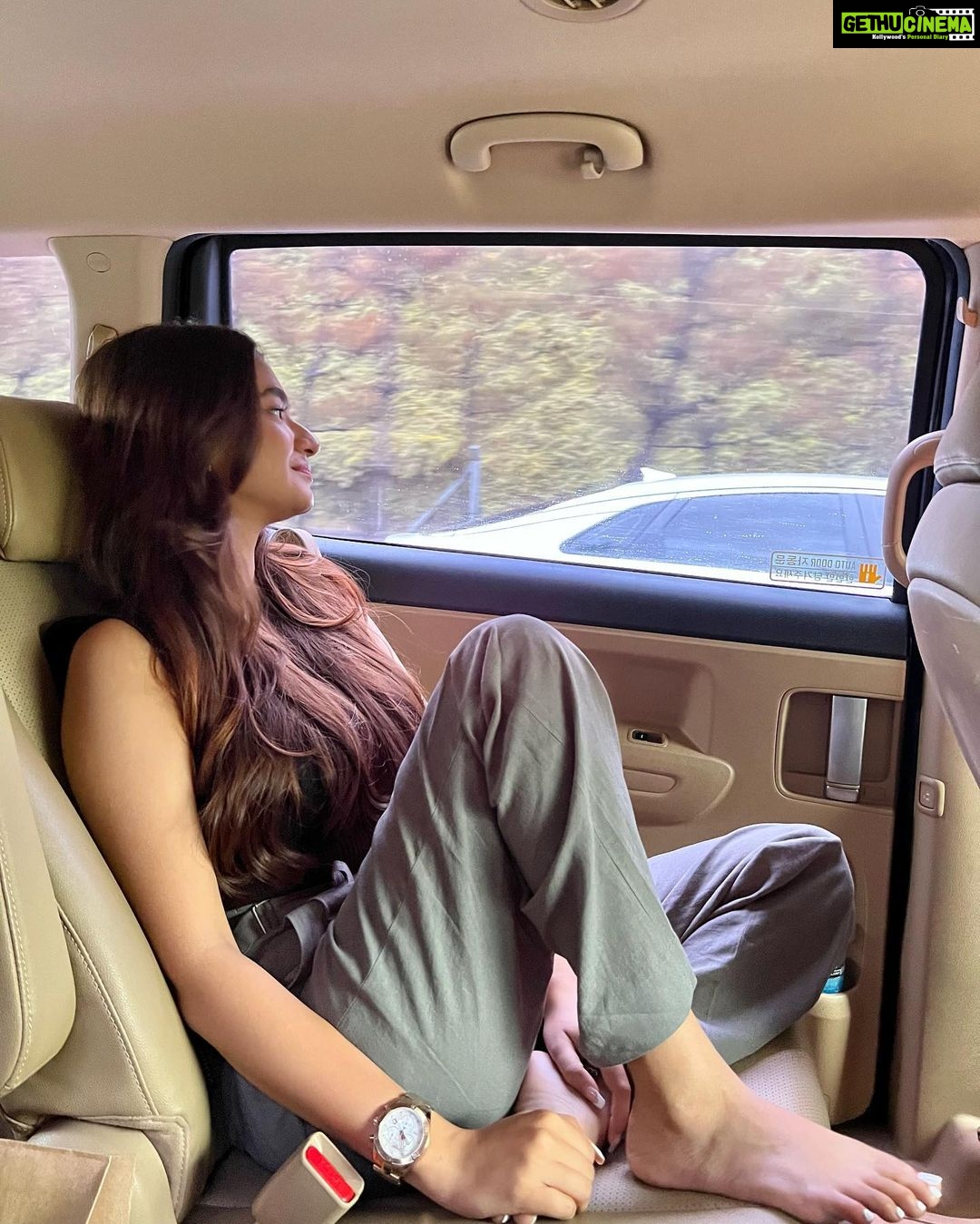 Anushka Sen Instagram - road trip in Korea 🫰 Seoul, Korea