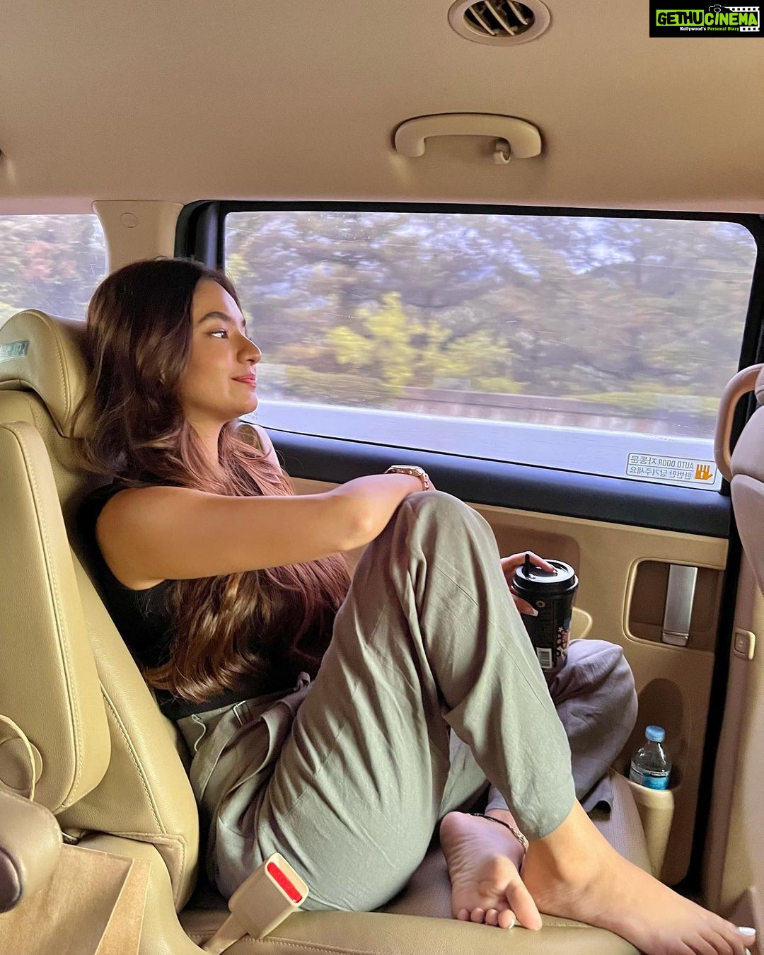 Anushka Sen Instagram - road trip in Korea 🫰 Seoul, Korea