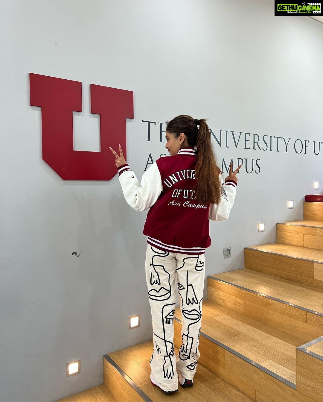 Anushka Sen Instagram - Korean University student experience at Utah🫰🇰🇷 #oneasia #asialab #wearehere The University of Utah Asia Campus
