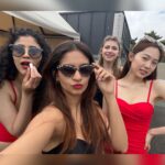 Anushka Sen Instagram - Gurl Gang 💃👯‍♀️💃 #Squadgoals #oneasia Incheon, South Korea
