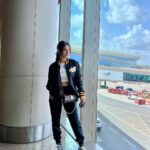 Anushka Sen Instagram - ✈️🦦 Chhattarpati Shivaji International Airport Mumbai