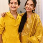 Anushka Sen Instagram - Happy Birthday to you Ayaannnn💥🫶🥰 My lil brother!! You are the sweetest. You are growing up into such a gentleman!! I have known you since you were a kid, and you have a pure soul. Stay the same, let’s meet soon and play fortnite and tekken 💜😘🤗 @ayaanzubair_12 💥