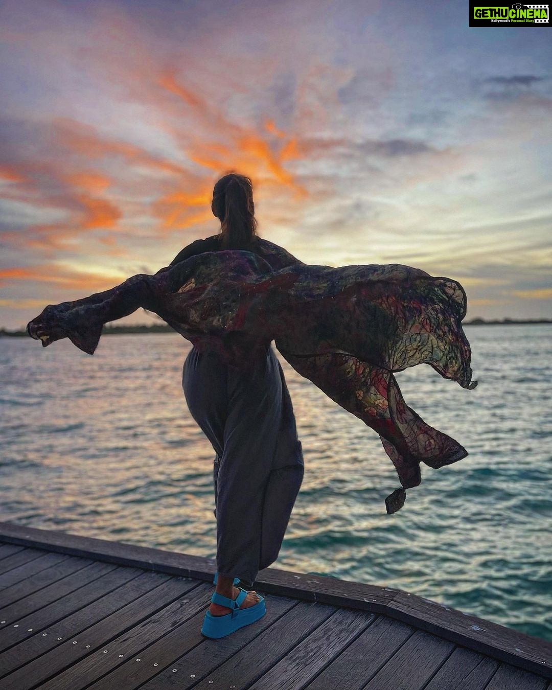Anveshi Jain Instagram - I love you to infinity Hideaway Beach Resort & Spa Maldives