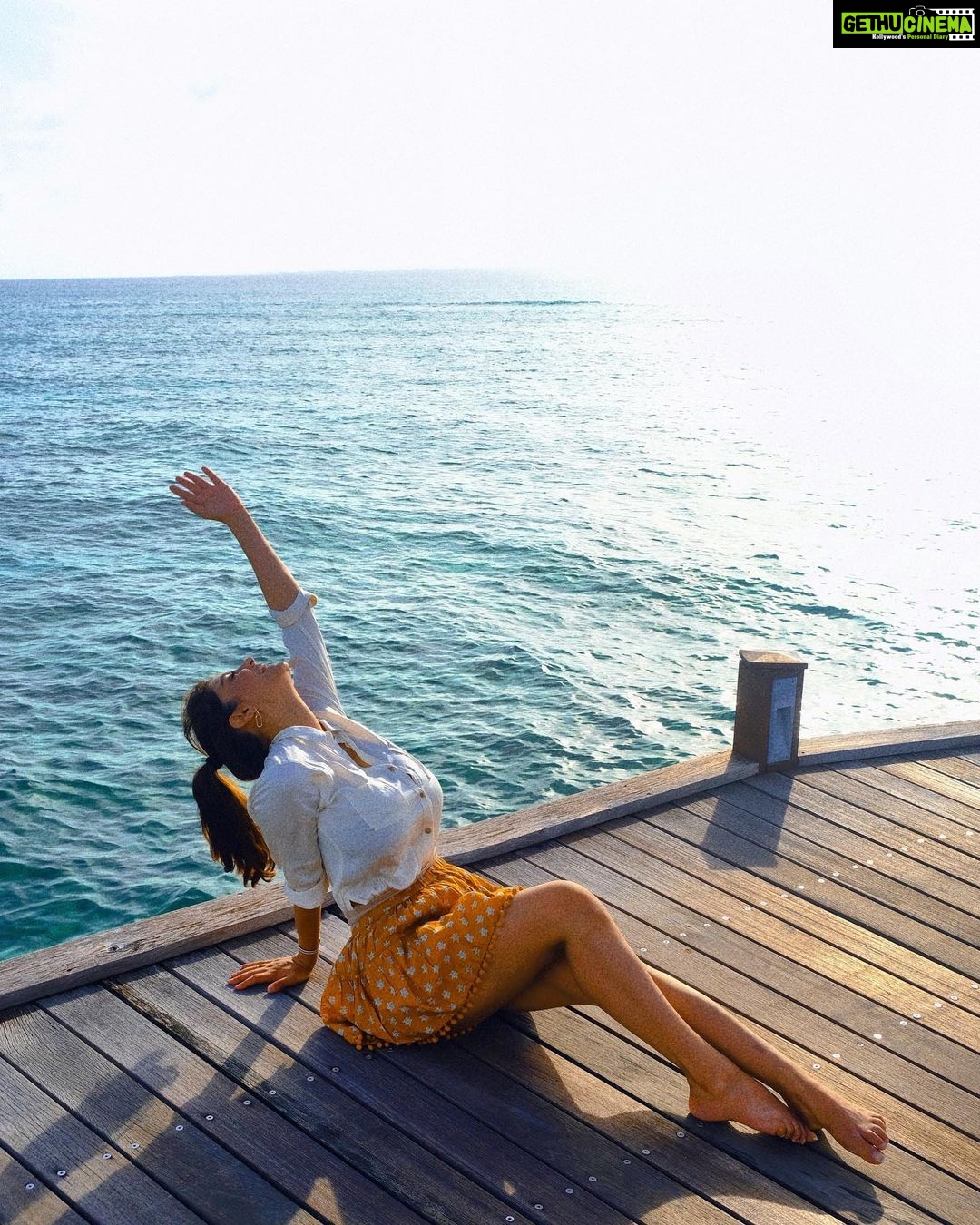 Anveshi Jain Instagram - If given the chance to travel , always take it ! . . . . . . .#photography #travelgram #maldives #love #instagood #ootd #travelphotography #instagram Hideaway Beach Resort & Spa Maldives