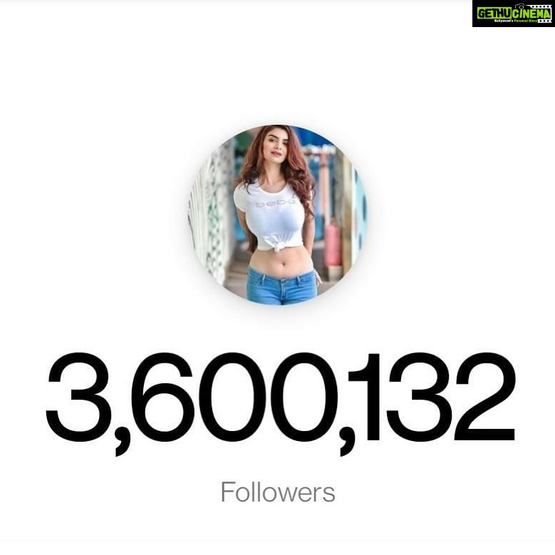 Anveshi Jain Instagram - We are 3.6 Million today And 7.3 Million on Facebook