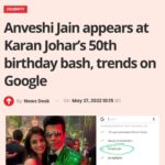 Anveshi Jain Instagram – We are trending in India & Pakistan ✨✨🔥💝 Mumbai, Maharashtra