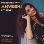 Anveshi Jain Instagram – let’s have a good Saturday night ! 10:30 pm only on Anveshi Jain App !! Mumbai, Maharashtra