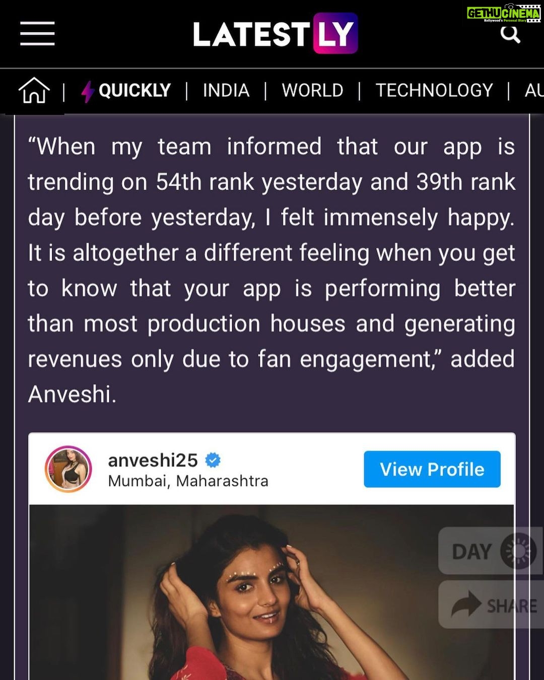 Anveshi Jain Instagram - 25th Rank today !!! this is lit. Pata hai secret kya hai ? . . 2 cheezein- 1. Consistency & knowing Boundaries and the fine line . 2. “Suni sabki, kari Man ki “( not applicable for kids ) 😅 So keep Going ! Thank you @latestly. Mumbai, Maharashtra
