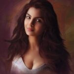 Anveshi Jain Instagram - @hariharsha559 you very well painted the inside character of me ! Calm introvert & someone who prefers listening more about you! Isn’t this painting saying - “Tell me your story , I am listening “. I love you ,I do ! Mumbai, Maharashtra