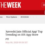 Anveshi Jain Instagram – Anveshi Jain app is currently at 27th position in top 100 apps under the “Entertainment Category” in the Indian market for iOS, leaving behind other  applications like TVF play, Eros Now, Vodafone Play and Viu. 
It happened only because of you ! I cannot send you enough love for it ! #bloomberg #theweek  #business #ios #ranks Mumbai, Maharashtra