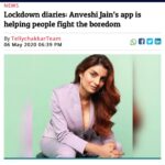 Anveshi Jain Instagram – @tellychakkar 🔥 
Let’s fight this boredom together at 10:30 tonight only on “Anveshi Jain App “ . #anveshijain #anveshijainapp #love #live #tonight #lockdown #lockdownwithanveshi #media #news Mumbai, Maharashtra