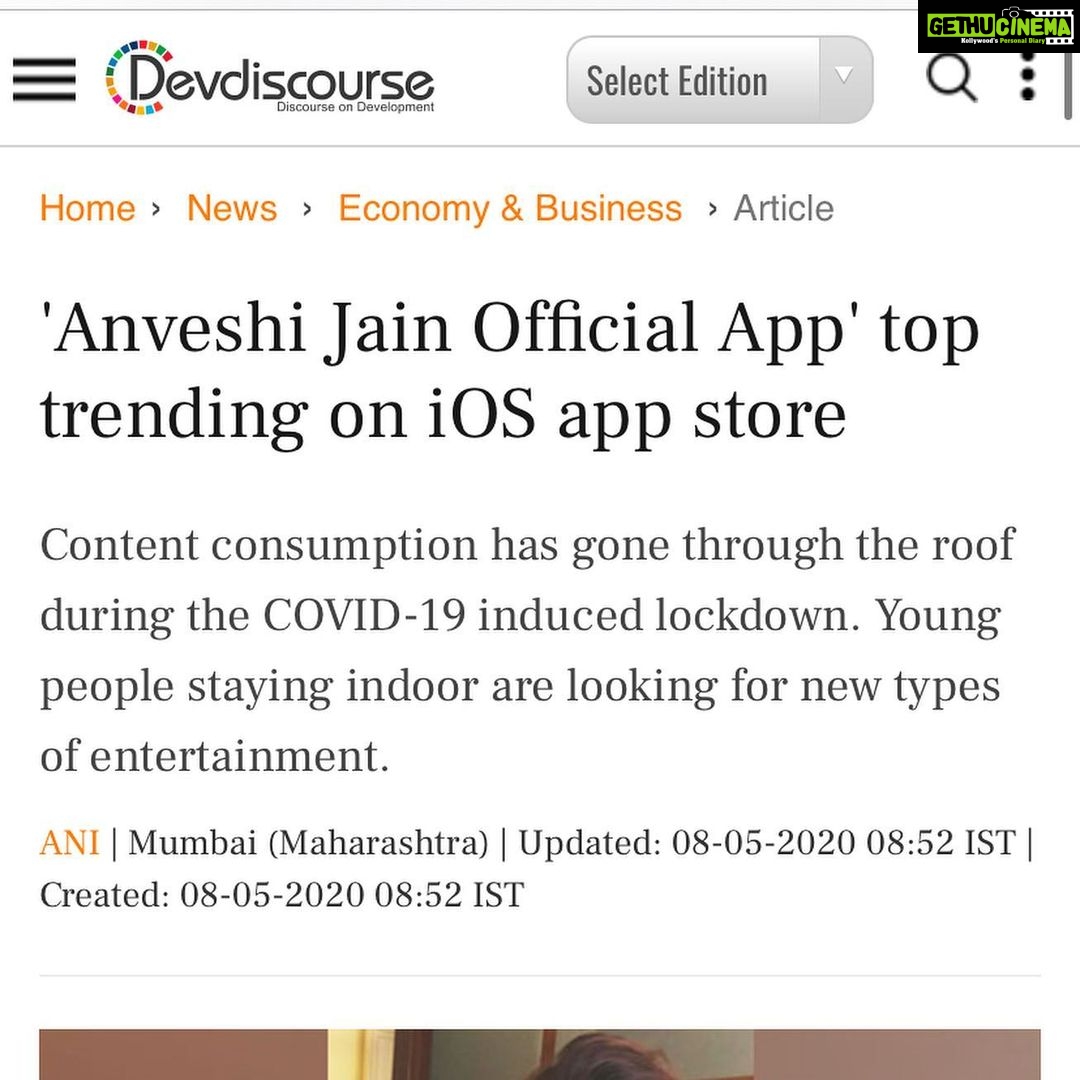 Anveshi Jain Instagram - @bloomberg ❤️ Few more to go.. if you are keen , check the link in the bio . #anveshijainapp #27th#rank #ios #anveshijain Mumbai, Maharashtra