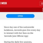 Anveshi Jain Instagram – Anveshi Jain app is currently at 27th position in top 100 apps under the “Entertainment Category” in the Indian market for iOS, leaving behind other applications like TVF play, Eros Now, Vodafone Play and Viu.
It happened only because of you ! I cannot send you enough love for it ! #bloomberg #theweek #business #ios #ranks Mumbai, Maharashtra