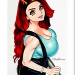 Anveshi Jain Instagram - And the Anime version of me is here ..did you get the Tokyo drift ? - @beck_draws 🔥 Mumbai, Maharashtra
