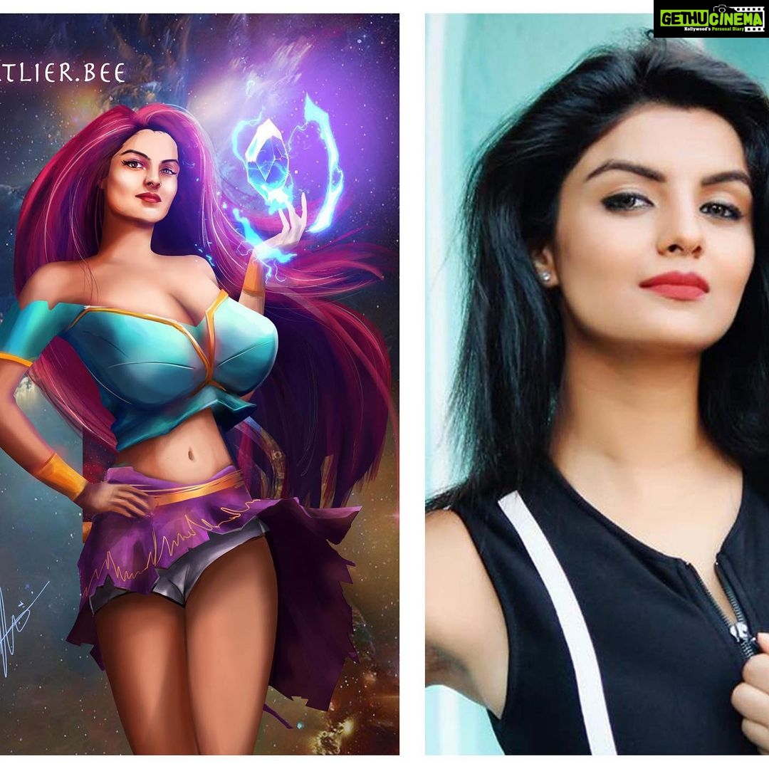 Anveshi Jain Instagram - Ohh boy ! There seems to be more of my animated avatar than me going around nowadays ! Couldn’t be happier and more blessed ! You are genius @atlier.bee . Well there are new unseen pictures on my App that are released today . Go check it out . I’ll like it ! Mumbai, Maharashtra