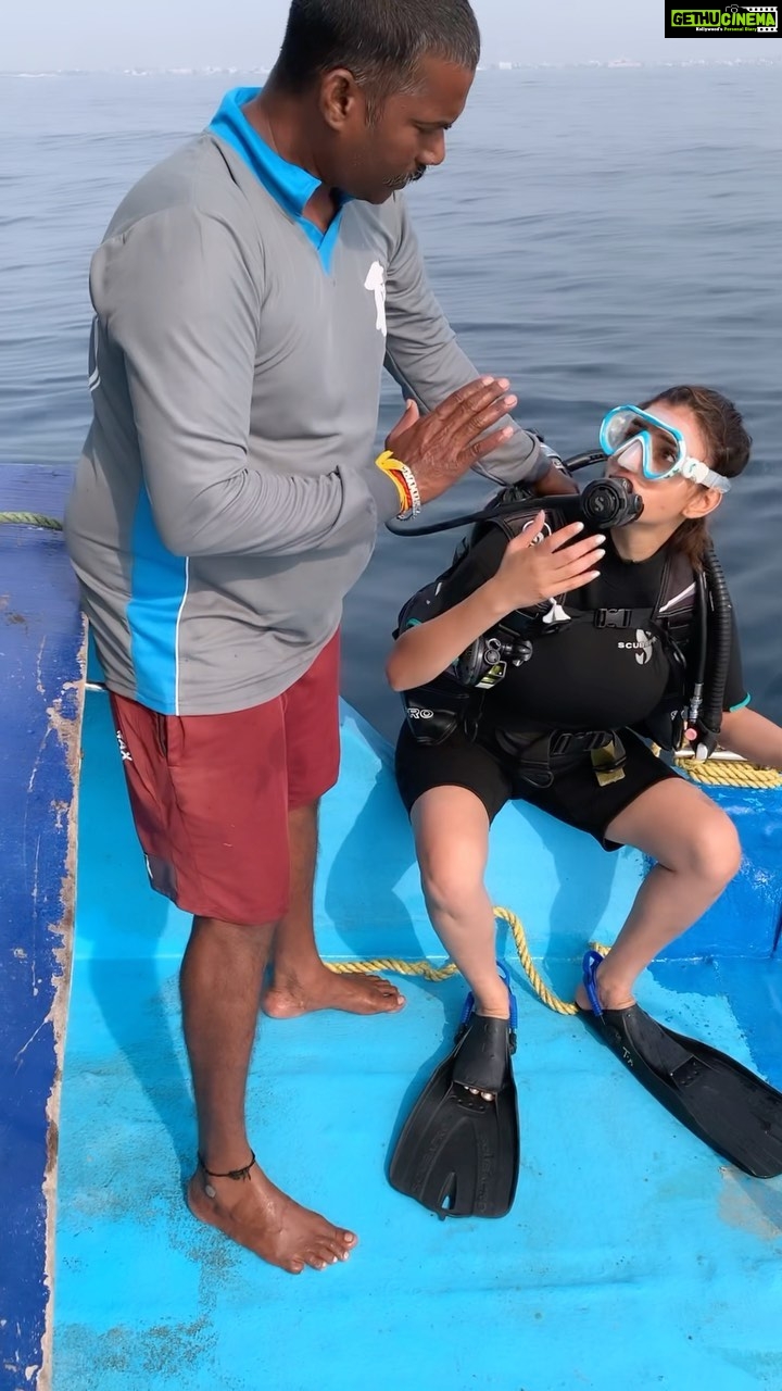 Anveshi Jain - 411.8K Likes - Watch it till the end ⦠I myself canāt stop laughing ššššØ Scuba diving has been in the list for so Long .. only if I knew, this will be the highlight of it š