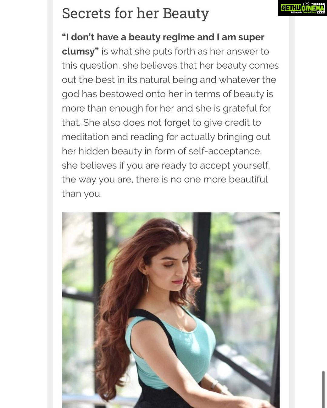 Anveshi Jain Instagram - Thank you @theceleblyf ! Beautifully articulated article ! ❤️ Mumbai, Maharashtra
