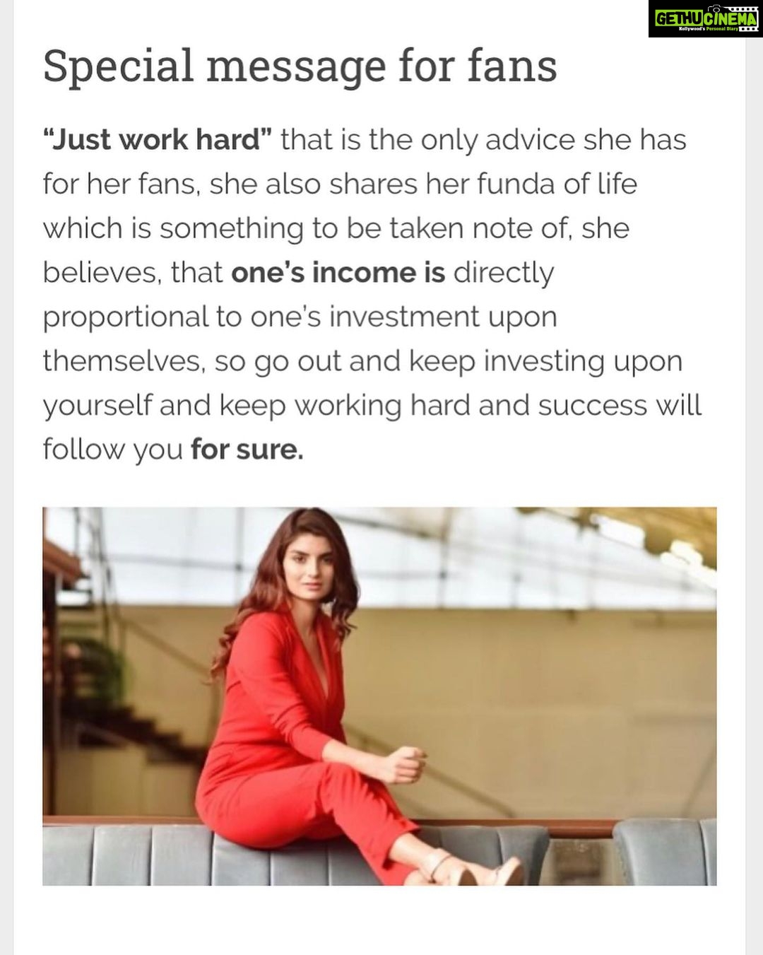 Anveshi Jain Instagram - Thank you @theceleblyf ! Beautifully articulated article ! ❤️ Mumbai, Maharashtra