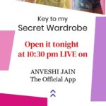 Anveshi Jain Instagram – You’ve seen me in it, you wished they were off. 
As a matter of fact, they actually are OFF…from my cupboard to your room. – Sharing clothes strengthens the bond between two people. I’m all in for this, babe.

My secret drawer is open for you, tonight at 10:30 PM only on my app.#anveshijainapp #love #iloveyou Mumbai, Maharashtra