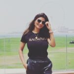 Anveshi Jain Instagram - Right before Skydiving in dubai 😃
