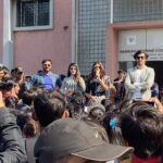 Anveshi Jain Instagram - G promotions Day 2 Hasmukh Goswami College of Engineering