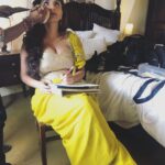 Anveshi Jain Instagram – P.S- Absolutely not trying to show off anything 🙈the fitting is such 🐣! Anyway coming to the point , I used to write letters to my FANS and family to wish or encourage them while I was on sets of my upcoming film “G”which is releasing coming 3rd Jan . You know I am an old school and I connect with people on a deeper level . I wanna know your story ,I wanna be there for you , well thanks to @instagram and personal Apps that I can be closer than ever to you . Guys , if you want to encourage your friend or wish them well or make their special day even more special, I am there . There is a “Greetings section on Anveshi Jain app where you can write the message u want to give ,I will make a video and send it to you ! Cheers ! Mandvi Beach, Kutch