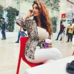 Anveshi Jain Instagram - See you my favourite #ahmedabad ❤️ #airportlook#anveshijain Mumbai Airport
