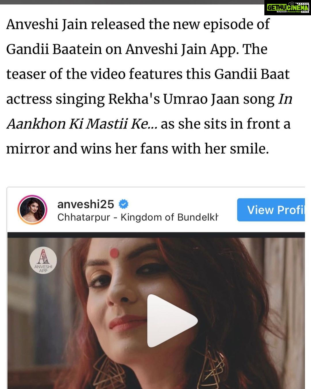 Anveshi Jain Instagram - This episode is making news already ;) ! @spideypostsblog.com_ Khajuraho