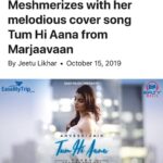 Anveshi Jain Instagram - Thank you @cinetalkers for acknowledging and articulating it beautifully ! Grateful ! Good job everyone ! Congratulations ,we are making news ! @easemytrip @dixantshaurya @vasundhara.joshi @sakil_kunwar Mumbai, Maharashtra