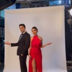 Anveshi Jain Instagram - I shot for a tv ad for an international Betting platform . Did you see this ad on 📺..! It was fun shooting with Samir :) I love hosting Abhi bhi !❤️#first#job #mc #host #ipl #betting #bettingtips #bettingexpert #cricket #betting #platforms #paidpromotions India
