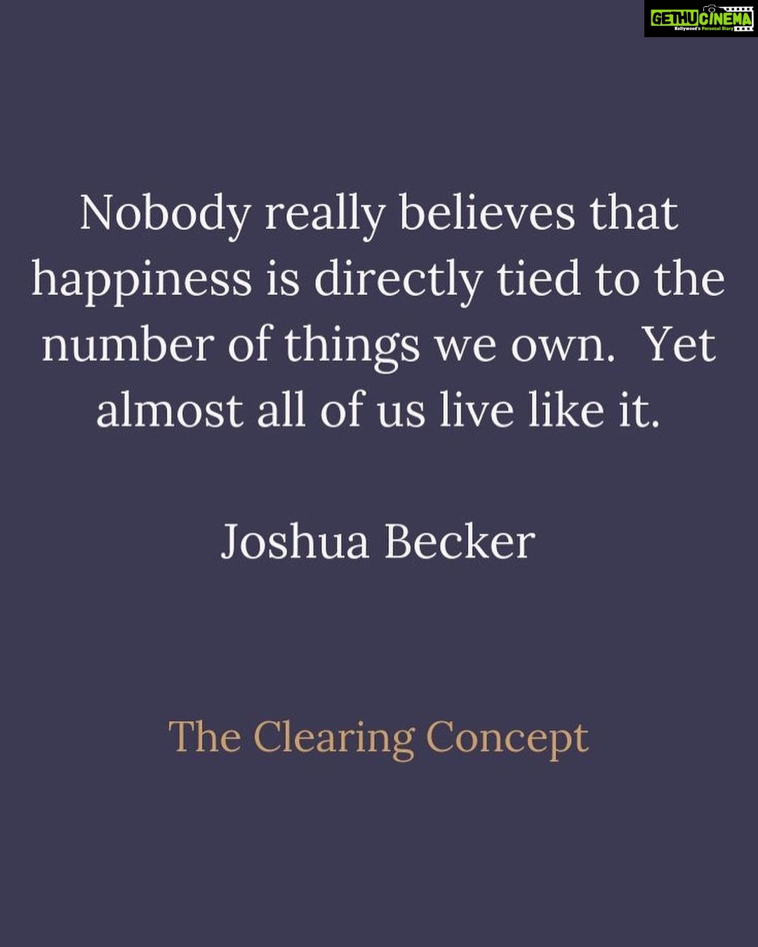 Anveshi Jain Instagram - @theclearingconcept Aren’t you brilliant ! Success is made of so many elements ,declutter and minimalism is one of them . I am getting to understand why my mom stops me from buying things that i don’t need . Tell me which quote do u relate to ? I liked the 1st one . Mumbai, Maharashtra