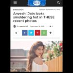 Anveshi Jain Instagram - @theindianwire thank you For brilliant choice of pictures n words ! @dailyhunt_in 🤗🤗♥️Gratitude !! Maharashtra