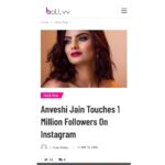 Anveshi Jain Instagram - Thank you @ @bollyydotcom Viacom18 Media Pvt. Ltd.