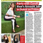 Anveshi Jain Instagram - @khaleejtimes thank you for the lovely coverage. David ,it was nice talking to you . #dxb #dubai #love #loveyou #seeyou Khaleej Times