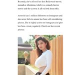 Anveshi Jain Instagram - @theindianwire thank you For brilliant choice of pictures n words ! @dailyhunt_in 🤗🤗♥️Gratitude !! Maharashtra