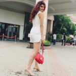 Anveshi Jain Instagram - Boss Promotions in Indore ! Outfit - @forevernew_india footwear- @zara Sayaji Indore