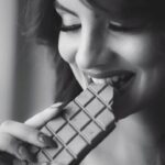 Anveshi Jain Instagram - Be grateful that no matter how much chocolate you eat ,your earrings will still fit .. @cadburydairymilkin is my favourite! What’s yours ? #blackandwhite #picoftheday #love #loveyou #chocolate #instagram #instagramers #blogger #you #ahmedabad #missyou #anveshijain Ahmedabad, India