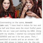 Anveshi Jain Instagram - Overwhelmed with Love ! Thank you India! Thank you #indore #media !! Media You’ve been so kind and welcoming . Thank you Media ! Credits : @indore_mirror @patrika.madhyapradesh @indoretimes @naiduniyalive @spotboye_ @peoplessamachar1 @nwnews @swadeshsamachar @theheadline24 @gnews7 @weeklypluspoint @mantralayanews@bhopalmahanagar @powernews @sabkikhabartv @hyenanews @straightkhabar @capital_samachar @sachivalaya @siyaasat and more ! Mumbai, Maharashtra