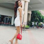 Anveshi Jain Instagram - Boss Promotions in Indore ! Outfit - @forevernew_india footwear- @zara Sayaji Indore