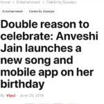 Anveshi Jain Instagram - ♥️♥️♥️♥️♥️Have you checked them out yet ? The song and the App yet ? Mumbai City, Maharastra