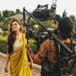 Anveshi Jain Instagram – Passion is something that makes us “superman” at work . I see these hard working DOPs and teams holding kilos of weight on their back,directors working days and nights to get the maximum work done in a day and never…never complaining .. I realised 2 things  looking at these people  1 . comparatively an actor’s job is  the most luxurious and comforted yet sometime we tend to sweat on small stuff and start complaining. 
2. The people working behind the project including everyone , never complain . they define what passion really  means . 
So much to learn from @im_ravikyadav @mayur_kachhadiya @Aditya and the team !! #behindthescenes #shoot #movie #loveyou #love #illustration #thought #anveshijain #g #blessed #gratefull #ashadeepcineproduction Mumbai, Maharashtra