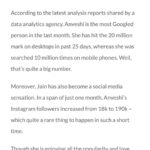 Anveshi Jain Instagram - Thank you @tellychakkar for this wonderful article. #mostgoogledwoman #tellychakkar #news #instagram #instanews #instagood Mumbai, Maharashtra
