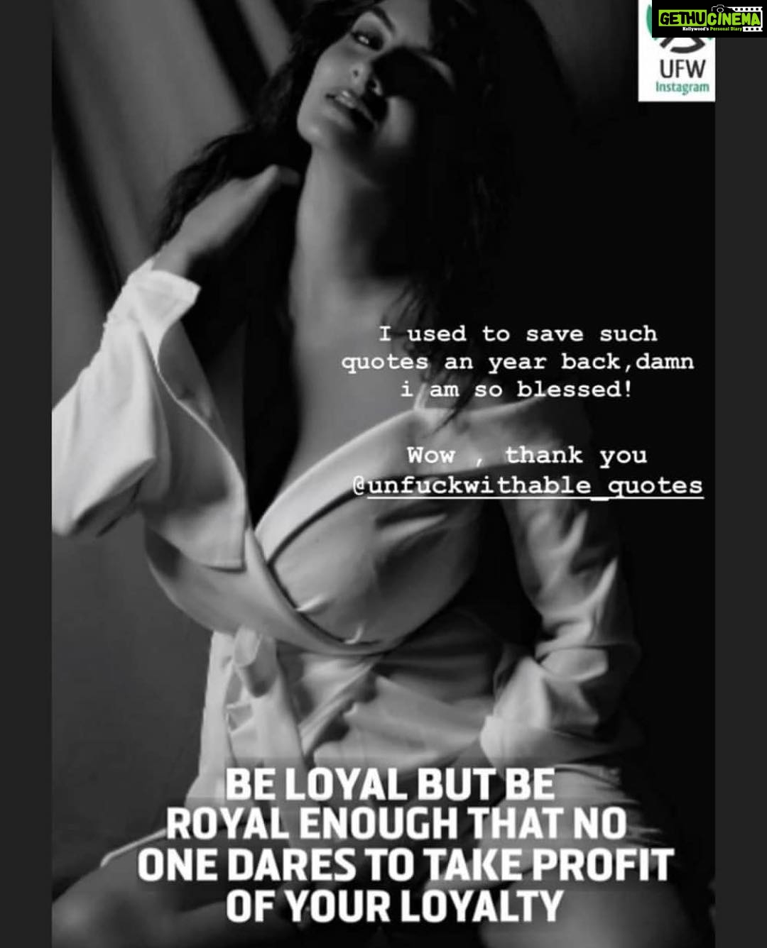Anveshi Jain Instagram - So every now then i share nice quotes here ,I thought might as well share some received from you guys . So much love from you guys ! I am overwhelmed.. i love you ❣️ @unfuckwithable_quotes love #followers #audiences #you #heart #for #you #guys Mumbai, Maharashtra
