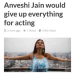 Anveshi Jain Instagram - https://www.qnaindia.com/anveshi-jain-would-give-up-everything-for-acting/ Pretty much !! #l #Q&Aindia#article #media #coverage #interestingread #anveshijain #love #for #acting Mumbai, Maharashtra