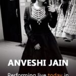 Anveshi Jain Instagram - Performing tonight #singer #performer #host #gig #giglife #christmas #work #workingchristmas #merrychristmas ITC Grand Maratha
