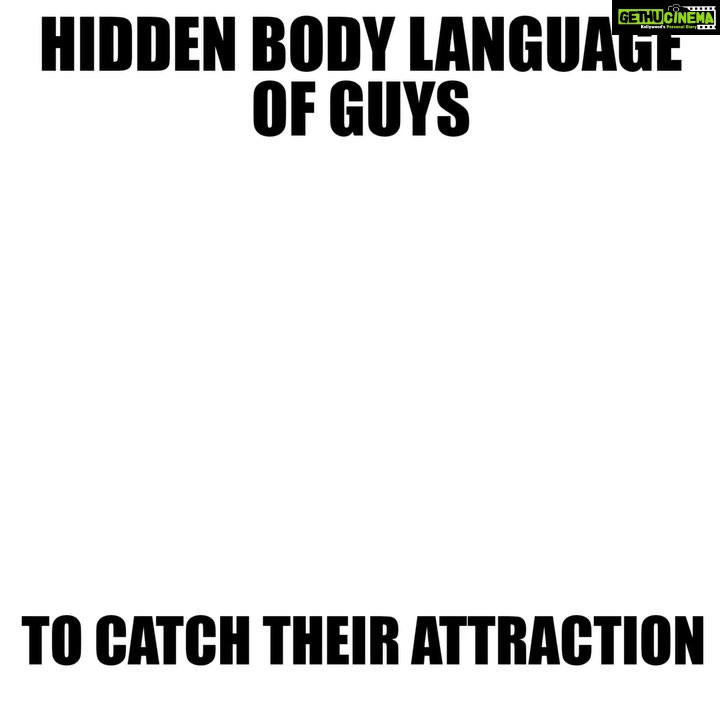 Anveshi Jain Instagram - Hidden body language of guys to catch their attraction.