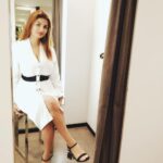 Anveshi Jain Instagram - I hope - We learn to have Fun without Alcohol Talk without Cellphone Love without conditions Dream without Drugs Smile without selfies. Outfit by @zara @zaraindiaofficial Shoes @zaraindiaofficial . Styled by @hennaakhtar .They have lovely collection right now . I absolutely loved the pattern of this White dress . I think it’s very classy and justify my personality . What do you think ? #outfitoftheday #showlook #trails #shooting Zara