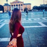Anveshi Jain Instagram - She was beautifully Out of place Like the moon during the day . #solo #solotraveler #seetheworld #travel #travelmore #lonelyplanet #natgeo#adventures #followmeto #budapest Heroes Square, Budapest