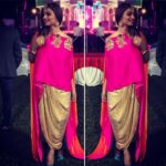 Anveshi Jain Instagram - I just looove this look ,and it goes to my darling friend and splendiferous Designer the lady who is an actress herself and also designs for Bollywood movies .Thisis for you my dear darling @namrata.jani22 . Love you .#bollywoodstyle #bollywooddesigner #creativityatitsbest Bhopal-The City Of Lakes