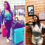 Anveshi Jain Instagram - Last passenger to arrive back to the airport . Quite a task it was to land at 3:30 and catch another flight at 5. I went home ,made mess out of my luggage ,repacked and back at the airport just in time #blessed#bhopal #nextdestination